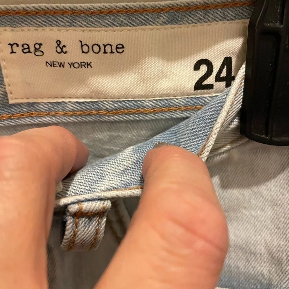Rag & Bone denim mini skirt